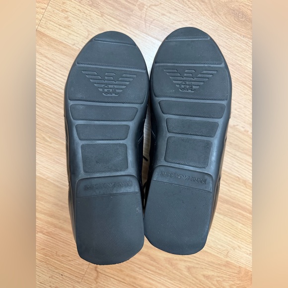 Emporio Armani Men's Black Laced Shoes Size 8 - Picture 9 of 11